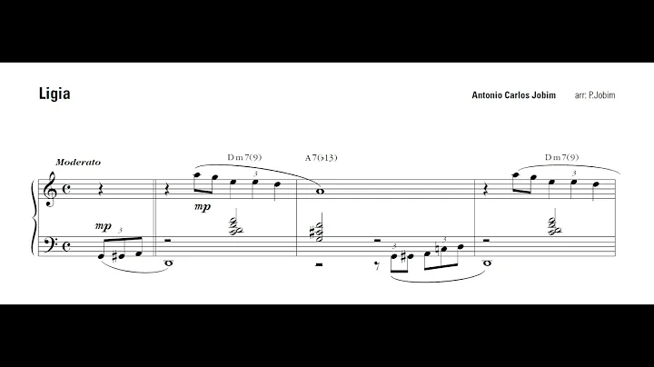 Tom Jobim - Ligia (arr. Paulo Jobim) (Itamar Assie...
