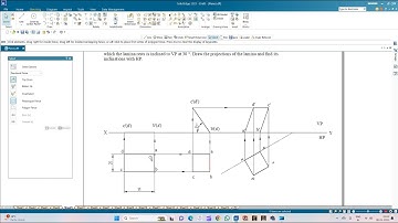 Orthographic Projection of Planes Rectangular Lamina 02