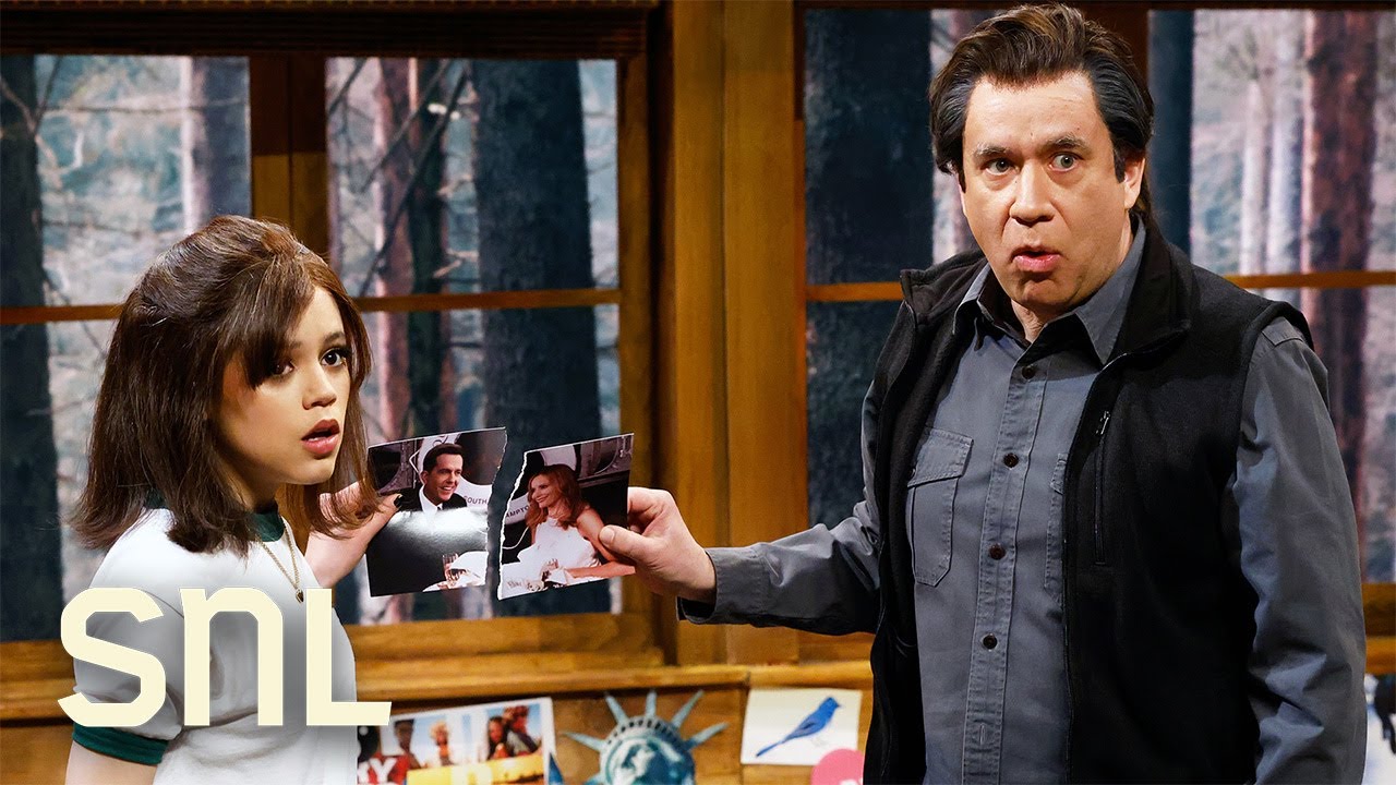 SNL' host Jenna Ortega reads lines with Fred Armisen for 'Parent Trap'  remake | Mashable
