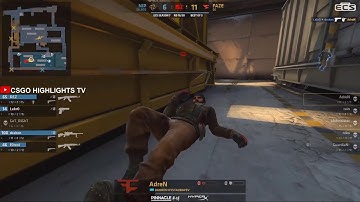 NIP vs FAZE. ECS 7. Map 2 de_train. Лучшие моменты