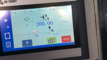 CNC Hydraulic Shearing Machine with Touch Screen Co TRUST TP07---Email: sales@tiptopmfg.com