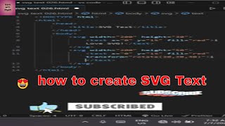 🧑🏻‍💻 Exploring SVG Text in HTML with Learnbyshyam #shorts #html