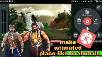 How to make animated place(like baahubali) and put inside you with kinemaster#kumar Tech #kinemaster