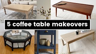 5 MUST SEE MAKEOVERS! | Coffee Table Compilation
