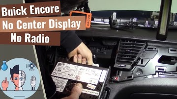 Buick Encore: Intellilink HMI Module Failure - Replacement & Programming
