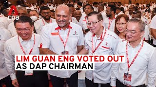 Lim Guan Eng Loses Dap Chairman Post Anthony Loke Remains As Secretary-General