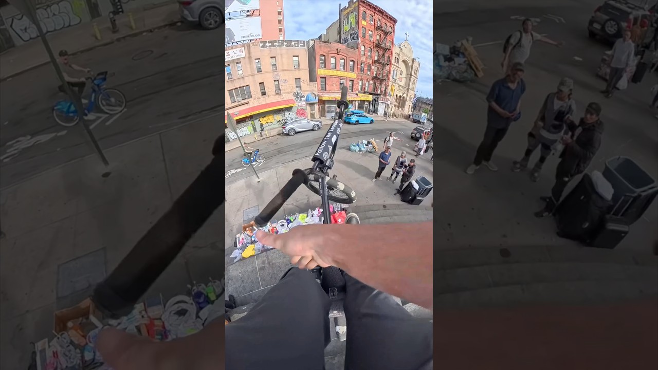 BMX to BMW Hit & Run 🚲💨 #nyc