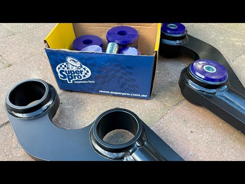 How to install SuperPro bushes quick any easy into a radius arm