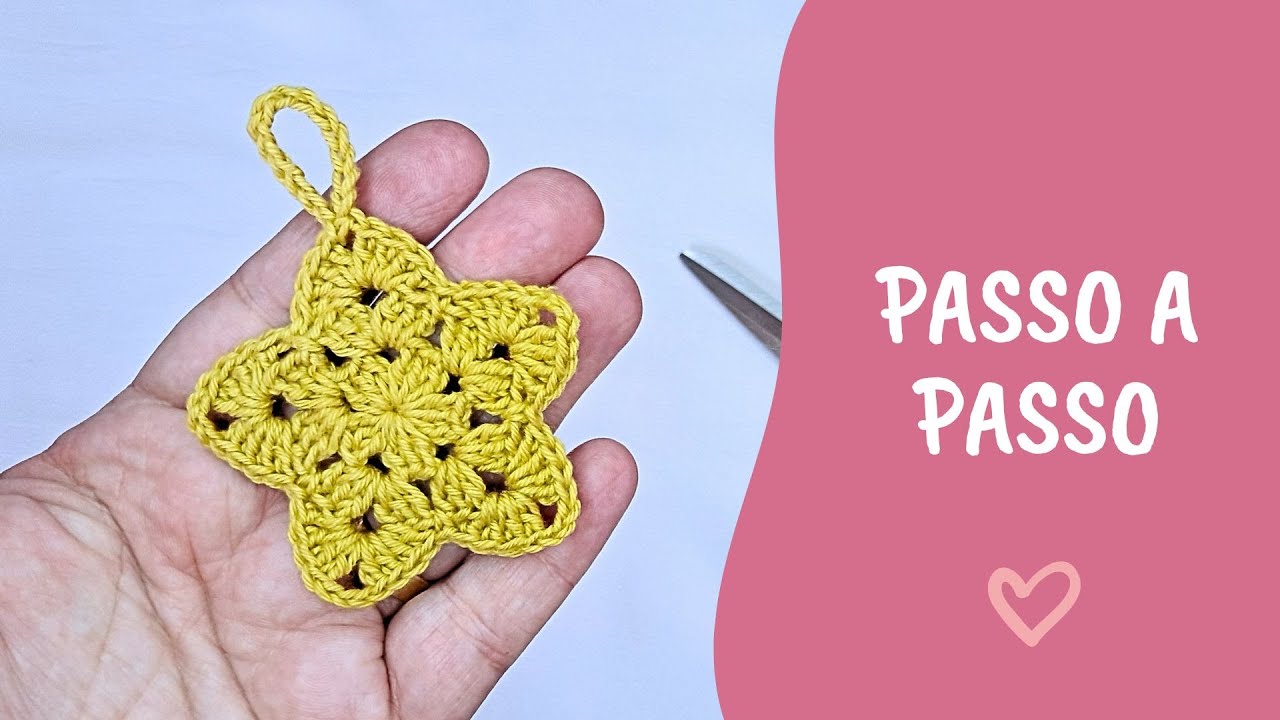 Como Fazer Estrela de Crochê para Natal | #031
