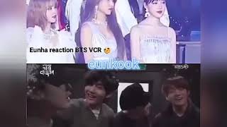 EUNHA smile when reaction BTS VCR ??? Eunkook is real ???❤️?