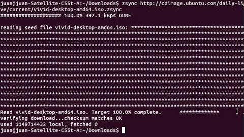 How to use ZSYNC in linux