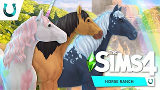 TESTING CREATE A HORSE  Spirit, Unicorns?  | Sims 4 Horse Ranch Review