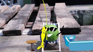 LEMON FISHING Doodle Animation #shorts