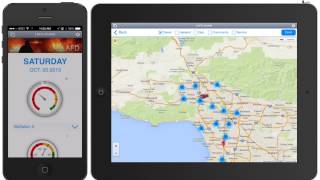 FileMaker/HTML5/JavaScript GPS Map Demo (iPad) screenshot 4