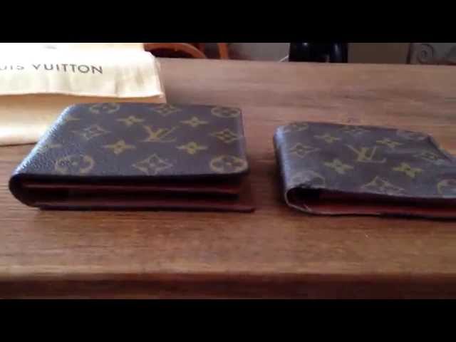 HOW TO TELL REAL VS FAKE LOUIS VUITTON MENS WALLET 