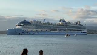 Icon of the Seas leaving Ponce