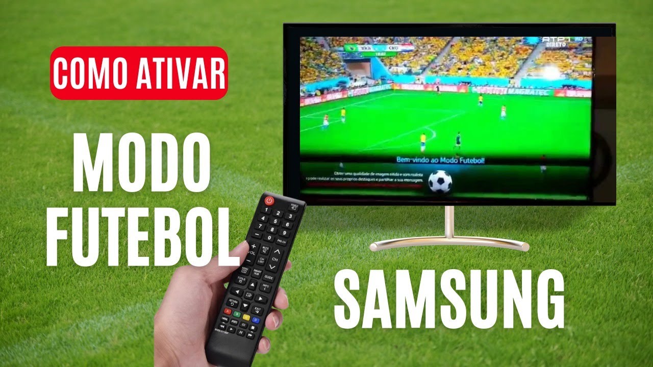 Tv samsung com funcao com modo futebol