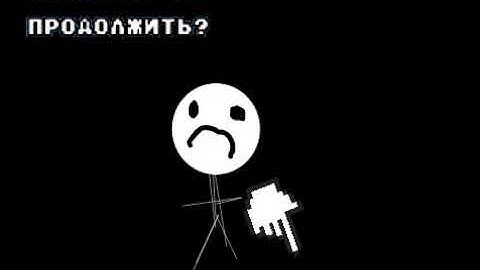 The Adventures of Stickman (PC Bootleg) Continue + Game Over