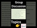 Group Discussion Topics #groupdiscussions #placements2024 #interview #practice #trending