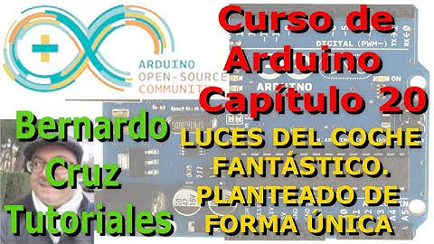 Curso de Arduino - Capitulo 20 - Luces de KITT El Coche Fantastico - Ejercicio unico