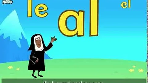 Nessy Spelling Strategy | Learn to use suffixes -le -al -el with the Singing Nun | Educational Song