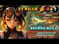 23 KILLS! TOP 1 JUNGLE CHICHA BROKEN BUILD DOMINATING IN HIGH RANK GAME! | HONOR OF KINGS
