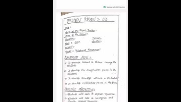 B.Ed Physical Science Lesson Plan 3|lesson plan science topic Resource #lessonplanforbed #lessonplan