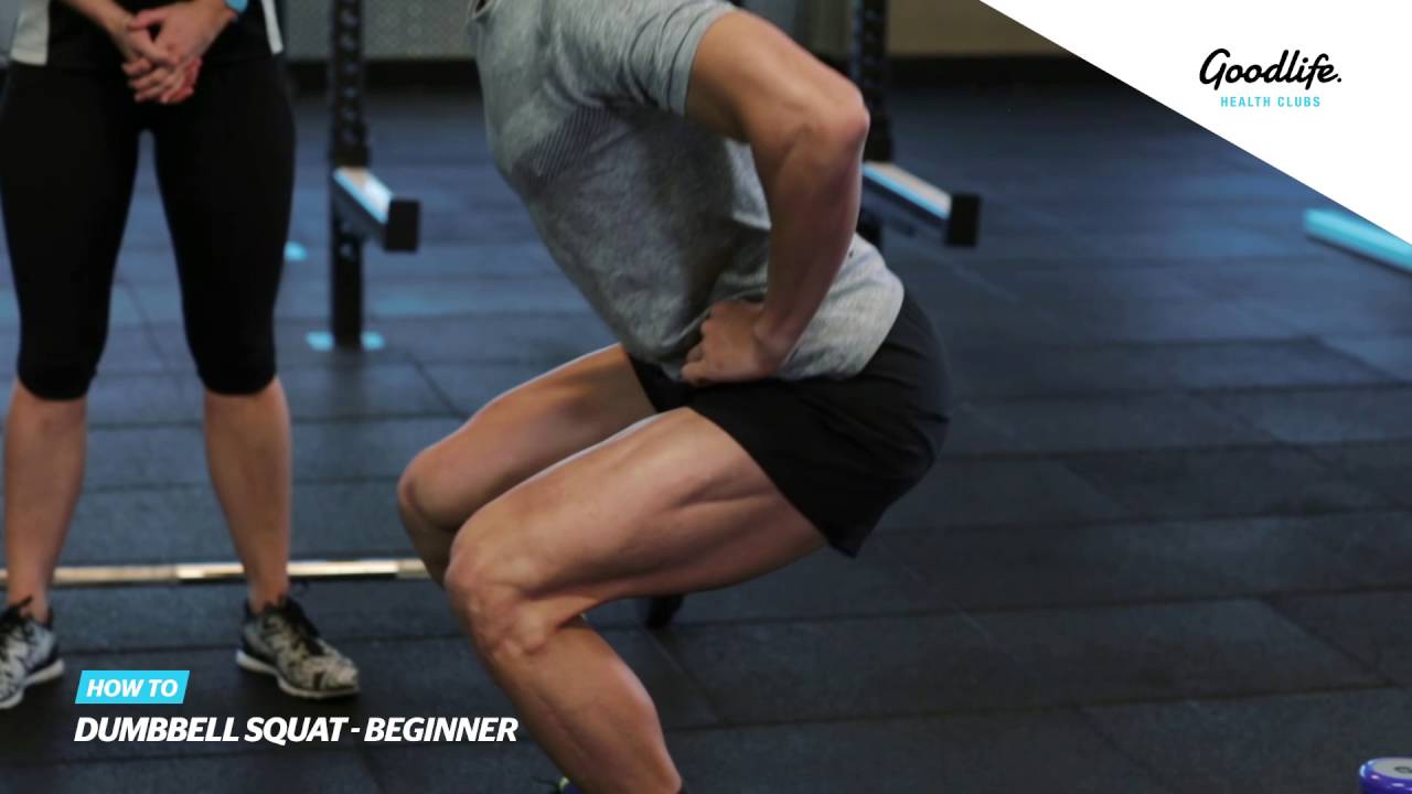 HOW TO: Dumbbell Squat - YouTube