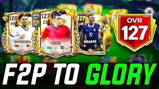 I Spent 140 DRAFTS for MY F2P TO GLORY Team Upgrade! 🤯💥