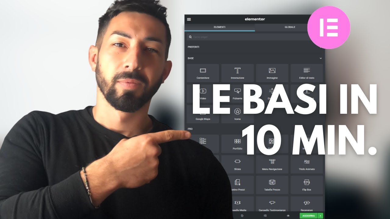 Come creare un sito WordPress con Elementor - Tutorial Base in 10 ...