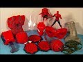 2004 SPIDER-MAN 2 SET OF 8 BURGER KING KID'S MEAL MOVIE TOY'S VIDEO REVIEW