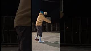 Basketball Hoop Creative Trick Leads to a Score
