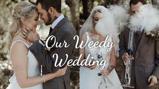 Coral Reefer Gets Married!! Cannabis wedding favors, Mr & Mrs Bongs, first toke