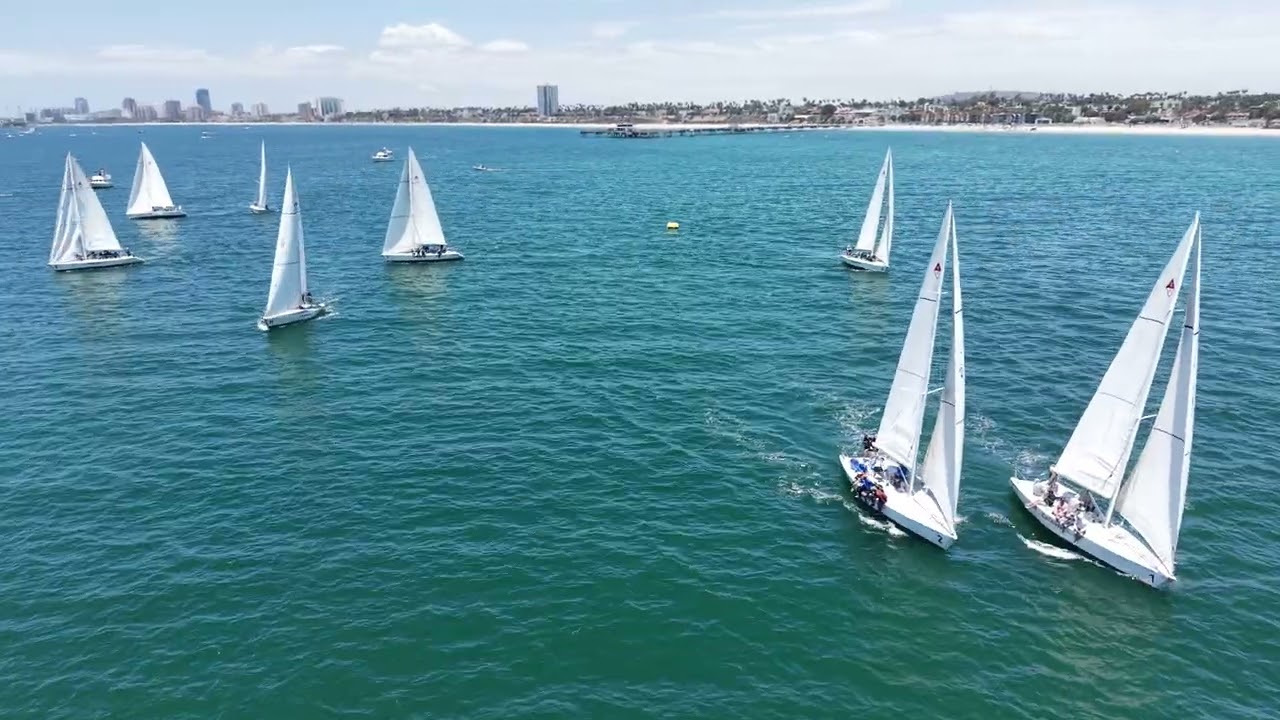 ⁣2026 LBRW   Day 3   Race 6   Catalina 37 start