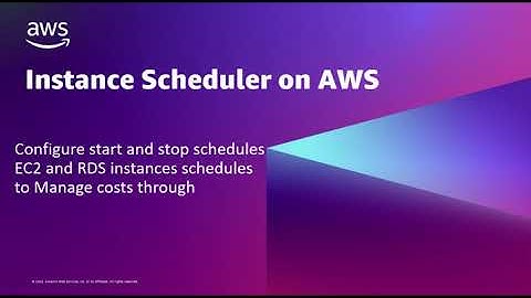 AWS Instance Scheduler - Implementation Guide - AWS Solutions Library