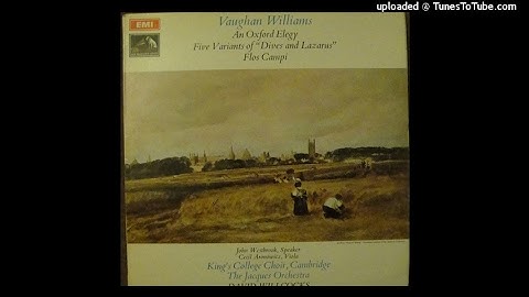 Vaughan Williams : Five Variants of 