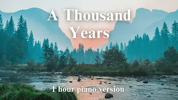 Christina Perri - A Thousand Years ( 1 hour piano for relaxation, stress relief, study, sleep )