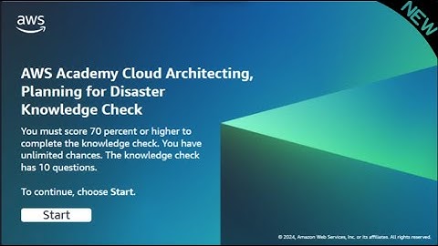 Module 16 Knowledge Check Answers | AWS CLOUD ARCHITECTING | UPDATED