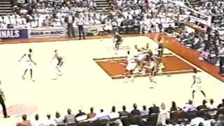 Hakeem Olajuwon closes out the Jazz - 22/10/6/4/7 (G5 - 1994 WCF)