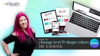 How to Change Text and Shape Colors in Your Canva Template | Canva Tutorial