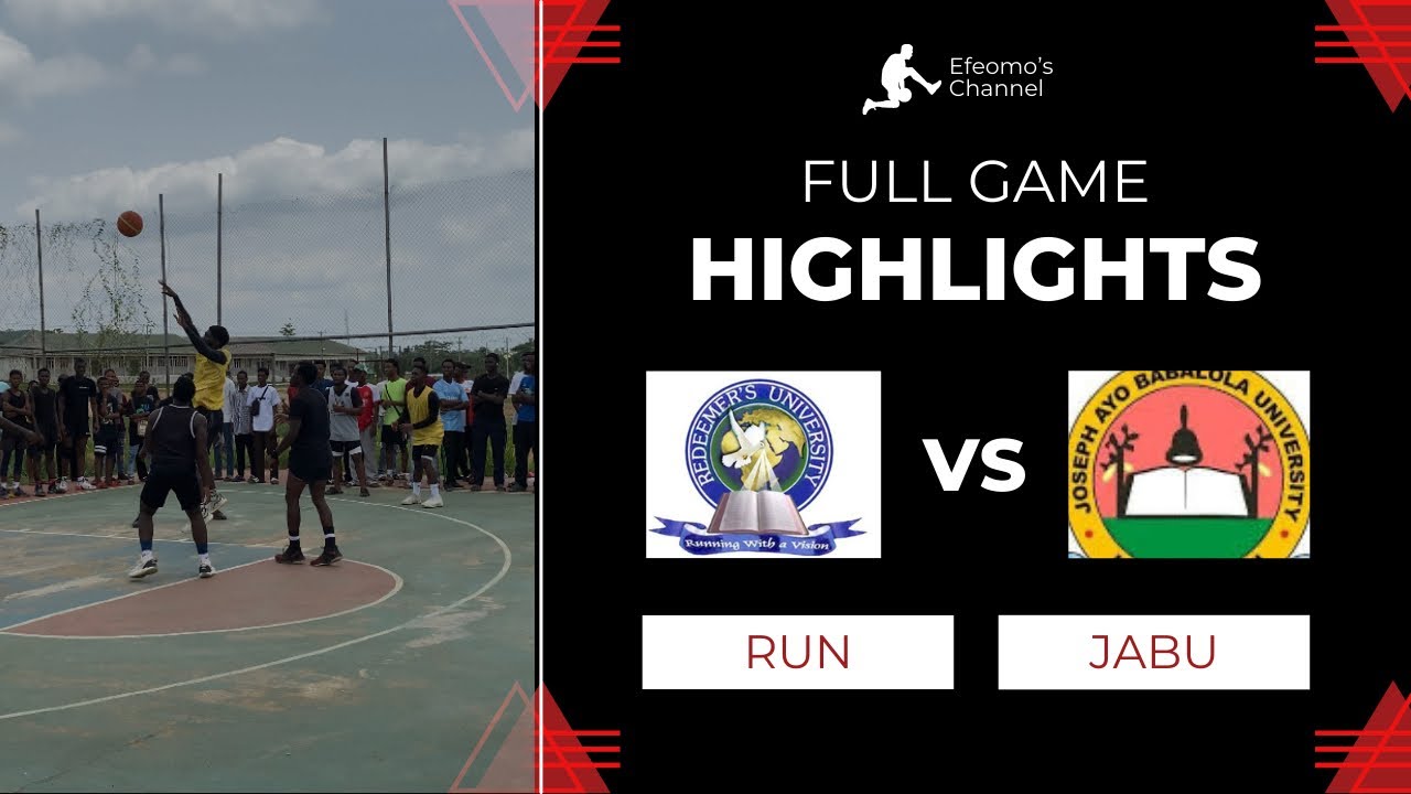 Redeemer’s University vs Joseph Ayo Babalola University Game Highlights|Which school team is better?