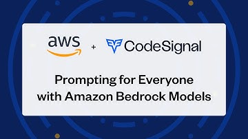CodeSignal + AWS Certificate: Prompting for Everyone with Amazon Bedrock Models