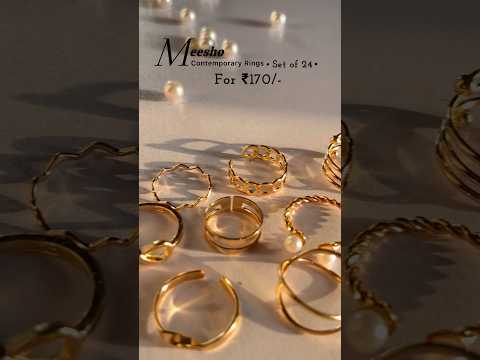 Meesho Findsset of 24 finger ringsUnder Rs 180/- meeshofinds jewelleryfinds