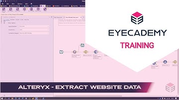 Alteryx Extract Website Data - Eyecademy Data Training