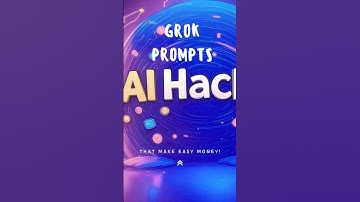 🚀 Unlock EASY MONEY with Grok Prompts! #youtubeshorts #futuretechnology #grokai
