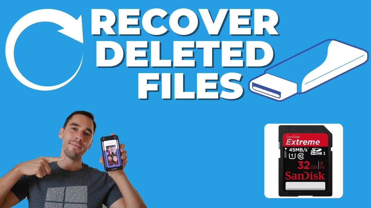 How To Recover Deleted / Formatted SD Memory Card YouTube