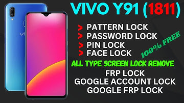 VIVO Y91 ( 1811 ) PATTERN, PIN PASSWORD UNLOCK||FRP BAYPASS VIVO Y91 || HARD RESET,FRP BAYPASS 2024