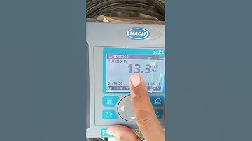 Calibration Of Turbidity Water System