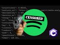 Committing warcrimes with the spotify api