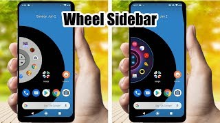 Customize android phone home screen with Wheel Launcher Sidebar screenshot 5